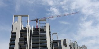 Il cantiere di CityLife, a Milano