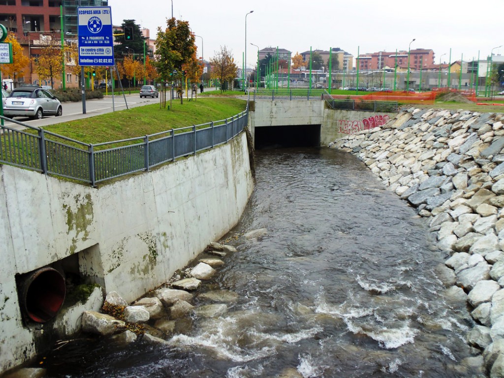 Milano, il fiume Seveso oggetto di uno dei prossimi interventi 