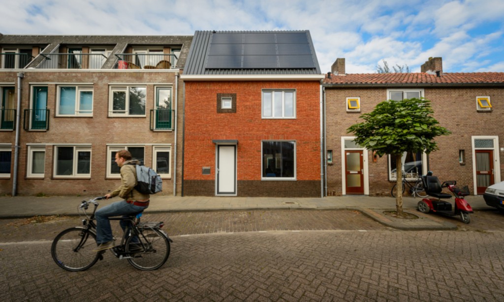 Il quartiere di Woonwaard nei sobborghi di Amsterdam 