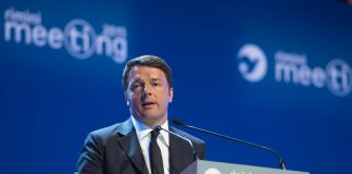 Matteo Renzi al meeting di RImini