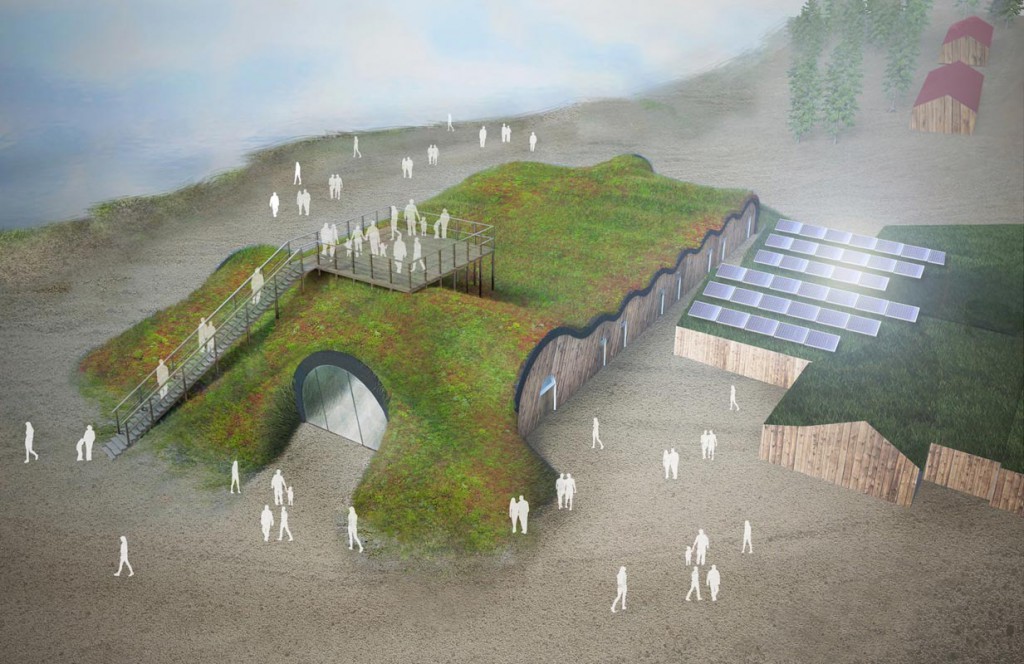 Il progetto di ampliamento firmato dal PinPin Studio con il tetto verde e i pannelli solari 