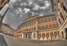 Montecitorio, sede del Parlamento