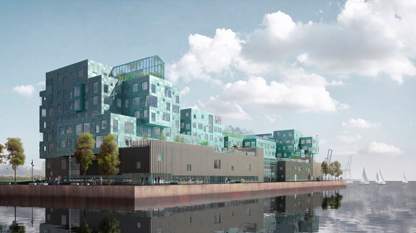 Scuola Internazionale di Copenhagen progettata dallo studio F. Møller Architects 