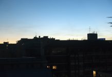 Tramonto a Milano