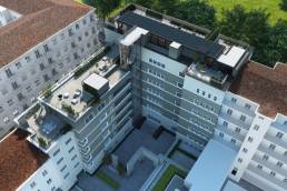 Palazzo Novecento, rendering