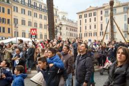 Folla a Roma