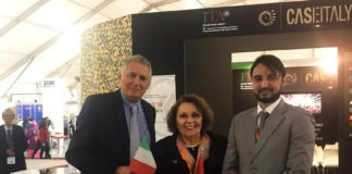 Azzedine Nekmouche, presidente dell’Ordine Nazionale degli Architetti del Marocco; Laura Michelini, Presidente di Caseitaly; Sami Ben Jelloul, Trade Analyst di Ice Casablanca