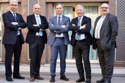 La nuova squadra di Anima: Alberto Montanini (vicepresidente), Pietro Almici (Vicepresidente), Marco Nocivelli (presidente), Roberto Saccone (vicepresidente) e Bruno Fierro (vicepresidente)