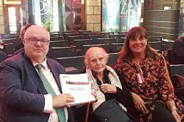 Da sinistra, Federico Geremia, Presidente San Marco Group, Alessandrina Tamburini, Presidente onorario San Marco Group, e Antonella Geremia