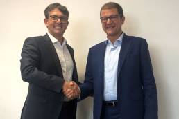 Enrico Frizzera, Ceo di Manni Group e Andrea Bucci, managing director di Knauf Italia