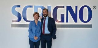 Maddalena Marchesini, amministratore delegato di Scrigno, con Luigi Geron, presidente dell’azienda