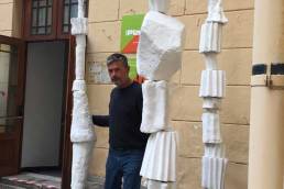 Marcello Cinque e gli alberi-colonna