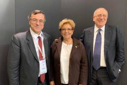Da sinistra, Maurizio Motta, Laura Michelini, Angelo Artale
