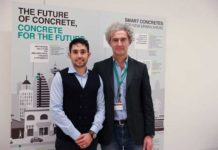 Giangavino Muresu con Roberto Berardi, Innovative Products and Solutions Manager Italcementi