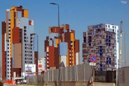 Edifici a Cascina Merlata (Milano) realizzati da Mangiavacchi Pedercini