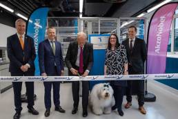 L'inaugurazione del centro di ricerca di AkzoNobel