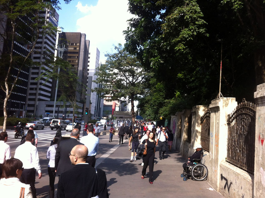 La mainstreet di San Paolo