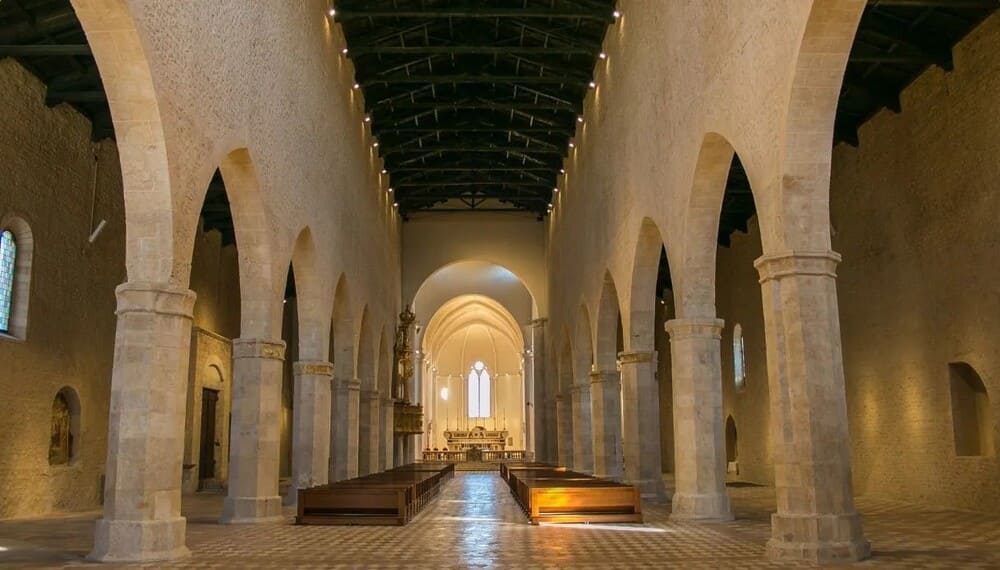 Basilica di Santa Maria di Collemaggio a L'Aquila il cui restauro ha vinto il premio European Heritage Award 2020