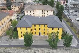 Condominio storico ad Aosta riqualificato dallo studio DMG associati, passato dalla classe energetica E alla A1