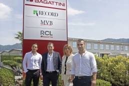 Da sinistra, da Sx Filippo, Guido, Lorella e Andrea Bagattini