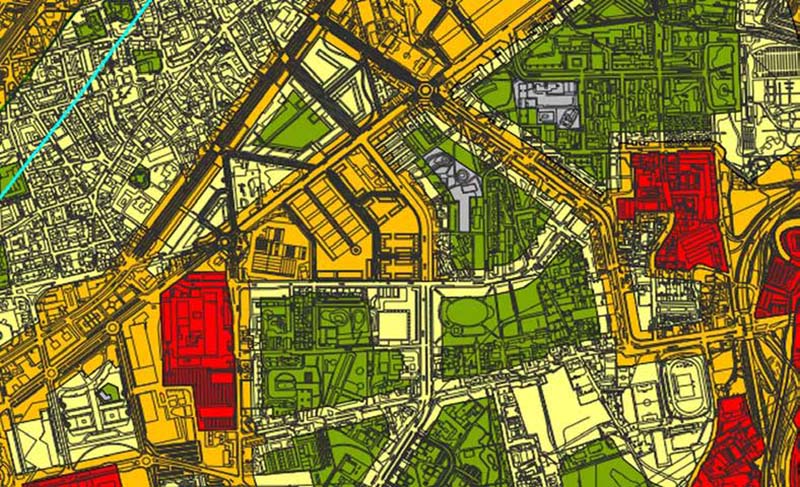 Esempio di piano di zonizzazione acustica