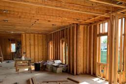 Cantiere casa in legno